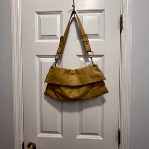 Lupo leather foldable shoulder bag